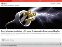 Tablet Screenshot of instalacionesmebsa.com